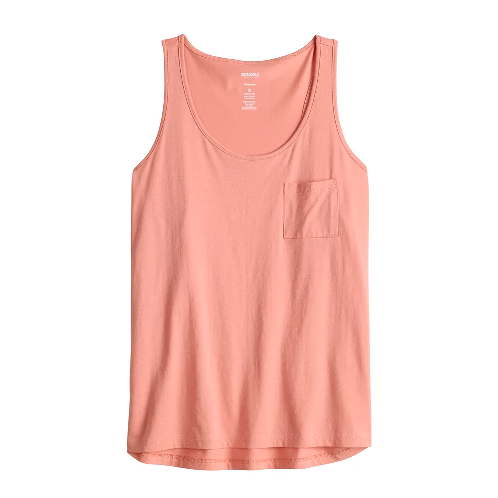 Women's Sonoma Goods For Life® Essential Pajama Tank Top 5 Women's Sonoma Goods For Life® Essential Pajama Tank Top - Image 5