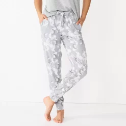 Women's Sonoma Goods For Life® Essential Banded Bottom Pajama Pants 13 Women's Sonoma Goods For Life® Essential Banded Bottom Pajama Pants -Sonoma Goods For Life Shop 5558711 Gray Moon
