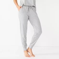 Women's Sonoma Goods For Life® Essential Banded Bottom Pajama Pants 12 Women's Sonoma Goods For Life® Essential Banded Bottom Pajama Pants -Sonoma Goods For Life Shop 5558711 Heather Gray