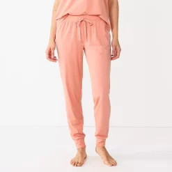 Women's Sonoma Goods For Life® Essential Banded Bottom Pajama Pants 11 Women's Sonoma Goods For Life® Essential Banded Bottom Pajama Pants -Sonoma Goods For Life Shop 5558711 Natural Coral