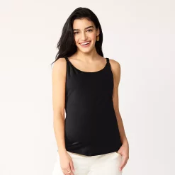 Maternity Sonoma Goods For Life® Nursing Shelf Cami -Sonoma Goods For Life Shop 5560294 Black