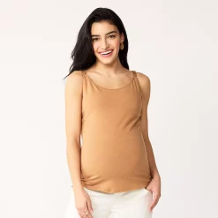 Maternity Sonoma Goods For Life® Nursing Shelf Cami -Sonoma Goods For Life Shop 5560294 Tallus Brown