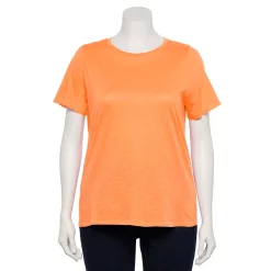 Petite Plus Size Sonoma Goods For Life® Crewneck Tee 65 Petite Plus Size Sonoma Goods For Life® Crewneck Tee -Sonoma Goods For Life Shop 5572597 Apricot Harvest
