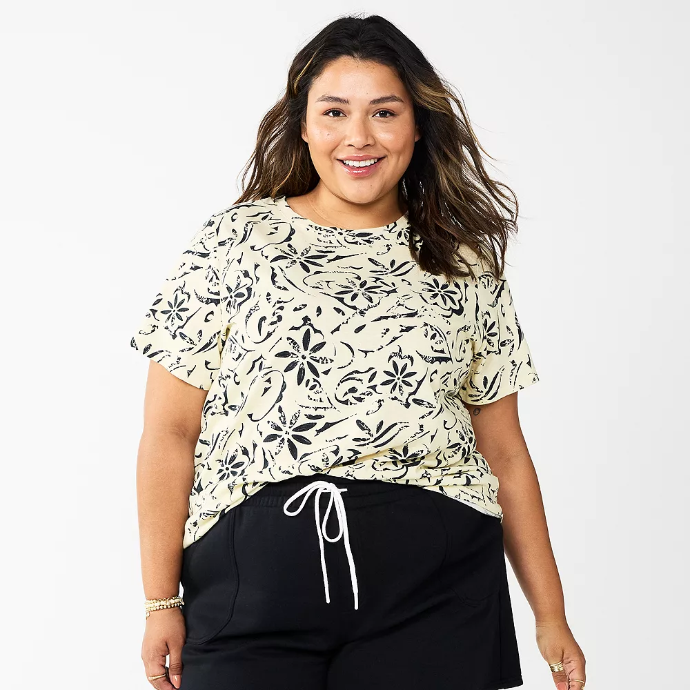 Petite Plus Size Sonoma Goods For Life® Crewneck Tee 17 Petite Plus Size Sonoma Goods For Life® Crewneck Tee - Image 17