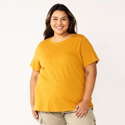 Petite Plus Size Sonoma Goods For Life® Crewneck Tee 69 Petite Plus Size Sonoma Goods For Life® Crewneck Tee -Sonoma Goods For Life Shop 5572597 Gold