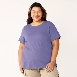 Petite Plus Size Sonoma Goods For Life® Crewneck Tee 71 Petite Plus Size Sonoma Goods For Life® Crewneck Tee -Sonoma Goods For Life Shop 5572597 Grape Purple