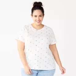 Petite Plus Size Sonoma Goods For Life® Crewneck Tee 43 Petite Plus Size Sonoma Goods For Life® Crewneck Tee -Sonoma Goods For Life Shop 5572597 Multi Color Sun