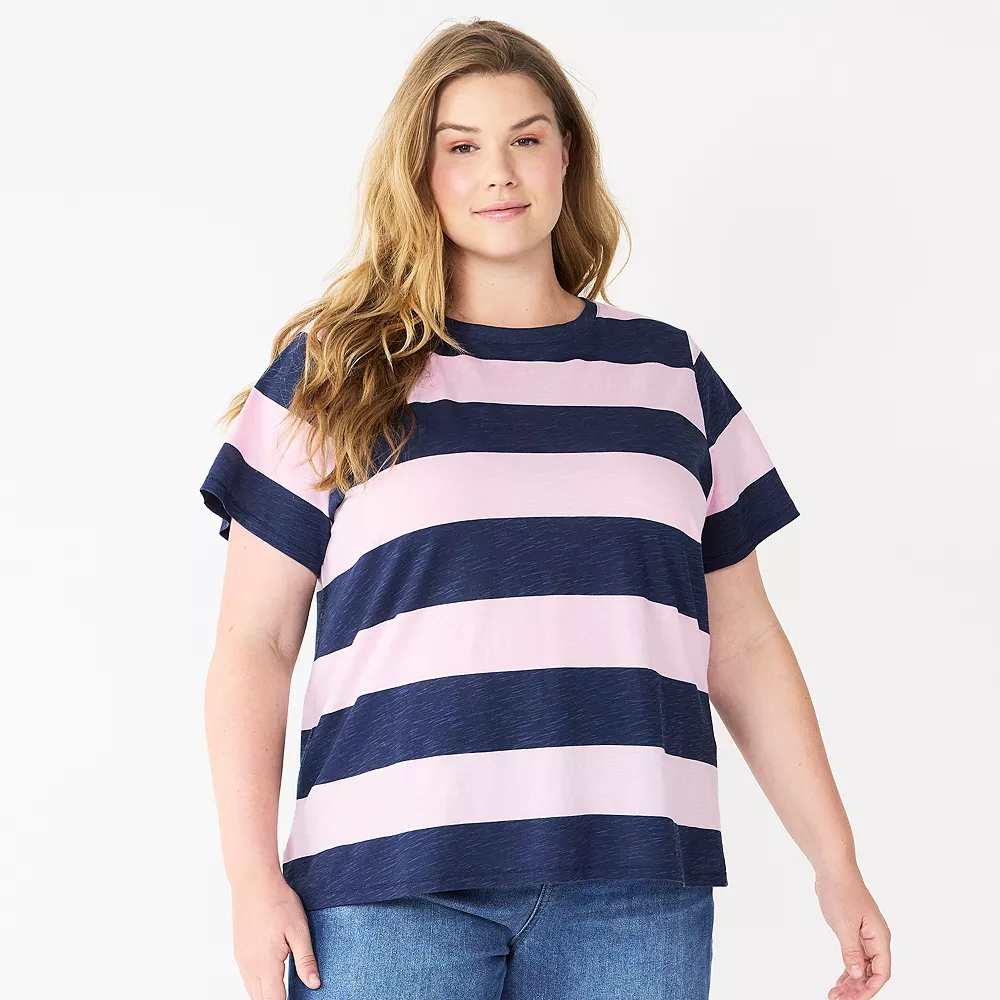 Petite Plus Size Sonoma Goods For Life® Crewneck Tee 7 Petite Plus Size Sonoma Goods For Life® Crewneck Tee - Image 7