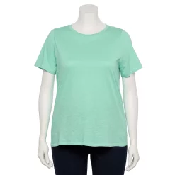 Petite Plus Size Sonoma Goods For Life® Crewneck Tee 59 Petite Plus Size Sonoma Goods For Life® Crewneck Tee -Sonoma Goods For Life Shop 5572597 Shy Green
