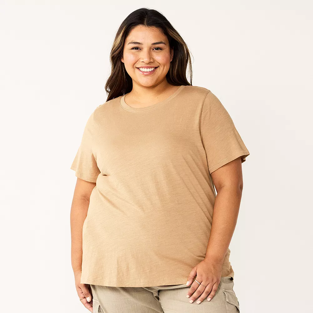 Petite Plus Size Sonoma Goods For Life® Crewneck Tee 36 Petite Plus Size Sonoma Goods For Life® Crewneck Tee - Image 36