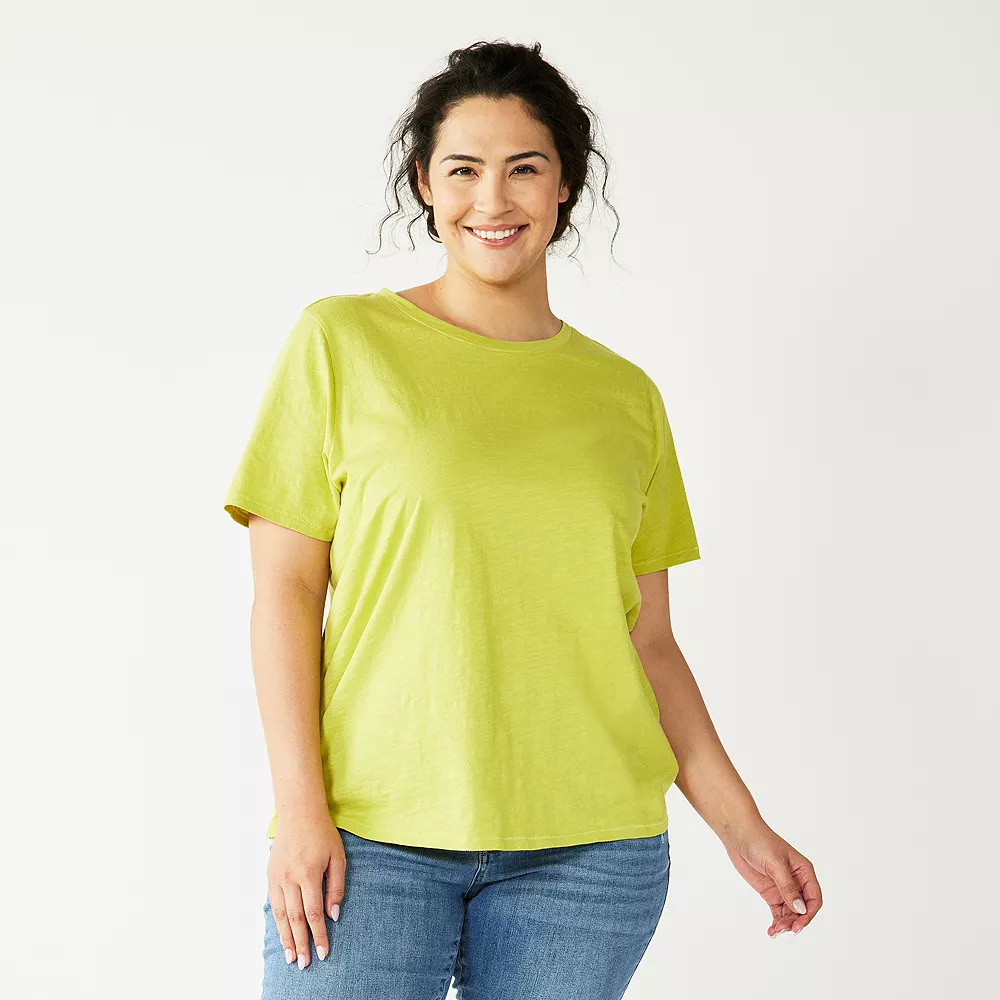 Petite Plus Size Sonoma Goods For Life® Crewneck Tee 31 Petite Plus Size Sonoma Goods For Life® Crewneck Tee - Image 31