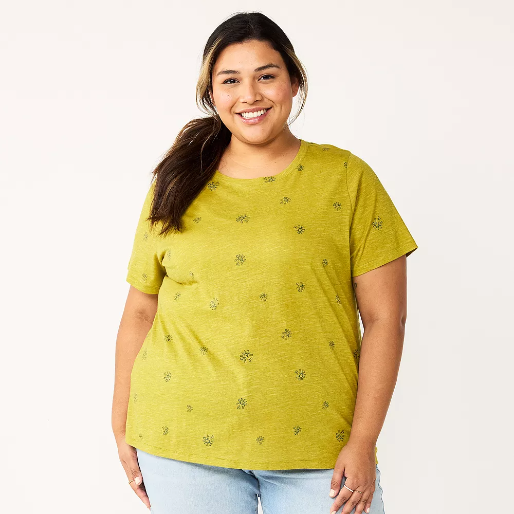 Petite Plus Size Sonoma Goods For Life® Crewneck Tee 15 Petite Plus Size Sonoma Goods For Life® Crewneck Tee - Image 15