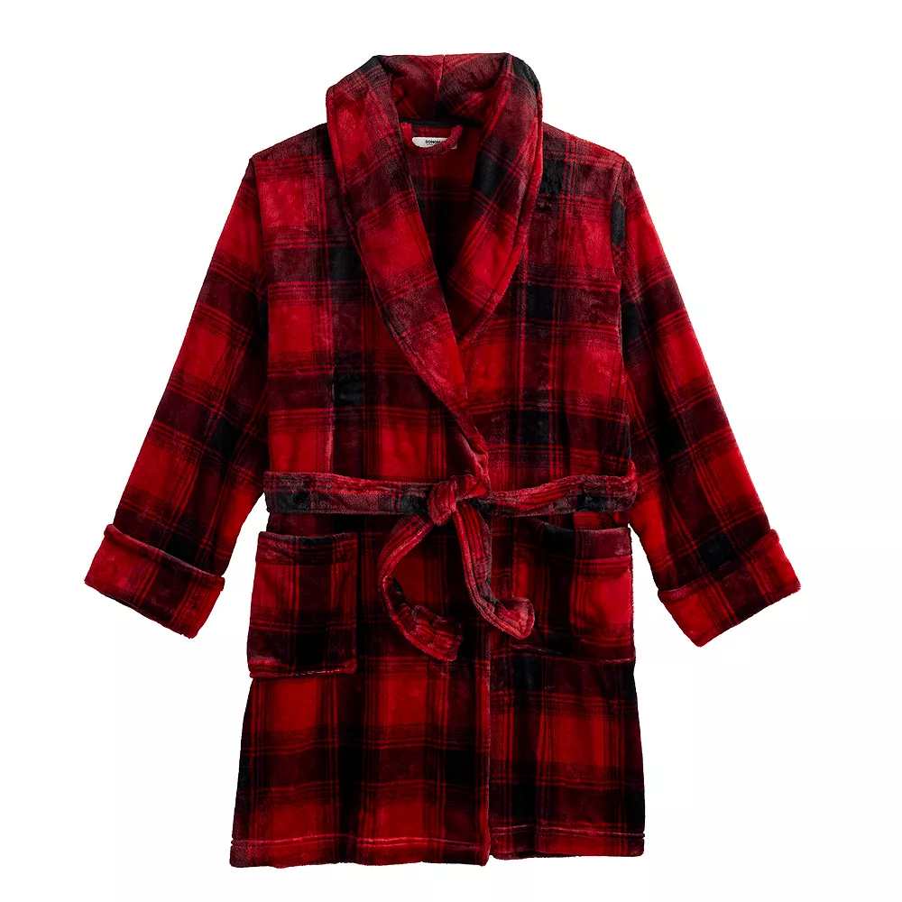 Women's Sonoma Goods For Life® Short Plush Robe 18 Women's Sonoma Goods For Life® Short Plush Robe - Image 18