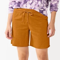 Women's Sonoma Goods For Life® Drawstring Bermuda Shorts 8 Women's Sonoma Goods For Life® Drawstring Bermuda Shorts -Sonoma Goods For Life Shop 5576805 Brassy Gold