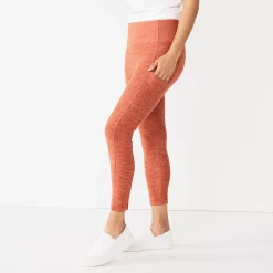 Women's Sonoma Goods For Life® Weekender High-Waisted 7/8 Leggings -Sonoma Goods For Life Shop 5576868 Mauve Texture