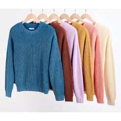 Women's Sonoma Goods For Life® Textured Drop-Shoulder Sweater -Sonoma Goods For Life Shop 5579623 ALT2