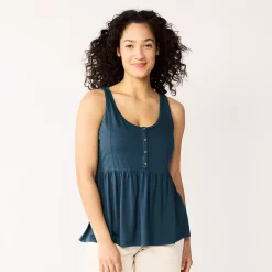 Women's Sonoma Goods For LifeĀ® Button Utility Tank