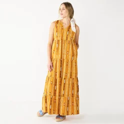 Women's Sonoma Goods For LifeĀ® Tiered Maxi Dress