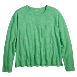 Women's Sonoma Goods For Life® Long Sleeve Pocket Tee -Sonoma Goods For Life Shop 5585375 ALT5