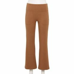 Women's Sonoma Goods For Life® High-Waisted Flare Leggings -Sonoma Goods For Life Shop 5587326 Brown