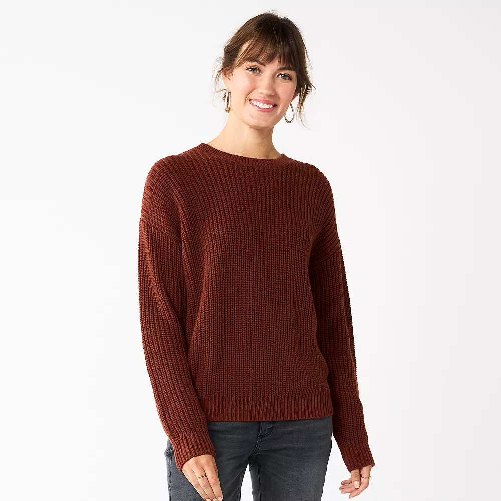 Petite Sonoma Goods For Life® Drop Shoulder Pullover Sweater 6 Petite Sonoma Goods For Life® Drop Shoulder Pullover Sweater - Image 6