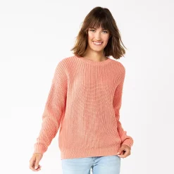 Petite Sonoma Goods For Life® Drop Shoulder Pullover Sweater 11 Petite Sonoma Goods For Life® Drop Shoulder Pullover Sweater -Sonoma Goods For Life Shop 5587850 Coral