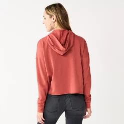 Women's Sonoma Goods For Life® Cozy Relaxed Hoodie -Sonoma Goods For Life Shop 5589293 ALT