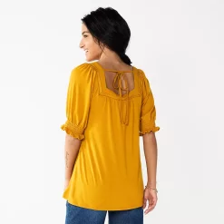 Maternity Sonoma Goods For Life® Relaxed Back-Tie Top 7 Maternity Sonoma Goods For Life® Relaxed Back-Tie Top -Sonoma Goods For Life Shop 5590443 ALT