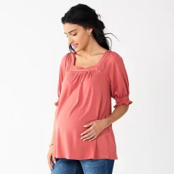 Maternity Sonoma Goods For Life® Relaxed Back-Tie Top 6 Maternity Sonoma Goods For Life® Relaxed Back-Tie Top -Sonoma Goods For Life Shop 5590443 Mauve
