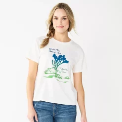 Women's Sonoma Goods For Life® Relaxed Graphic Tee -Sonoma Goods For Life Shop 5596692 Purple Joshua Tree