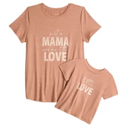 Maternity Sonoma Goods For Life® Mommy & Me Graphic Tee Set -Sonoma Goods For Life Shop 5599953 Mama Little Love