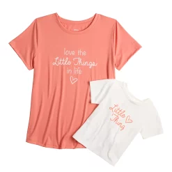 Maternity Sonoma Goods For Life® Mommy & Me Graphic Tee Set -Sonoma Goods For Life Shop 5599953 Rust Little Things
