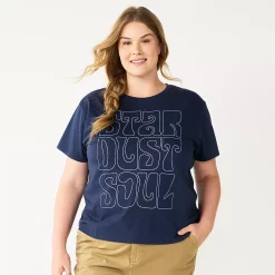 Plus Size Sonoma Goods For Life® Relaxed Graphic Tee -Sonoma Goods For Life Shop 5611932 Star Dust Soul