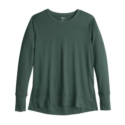 Women's Sonoma Goods For Life® Super Soft Solid Tunic Sweatshirt -Sonoma Goods For Life Shop 5621644 ALT5