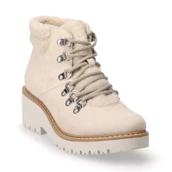 Sonoma Goods For Life® Lumbar Women's Wedge Hiker Boots -Sonoma Goods For Life Shop 5622780 Cream