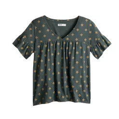 Women's Sonoma Goods For Life® Ruffled Babydoll Top 15 Women's Sonoma Goods For Life® Ruffled Babydoll Top -Sonoma Goods For Life Shop 5665750 ALT5