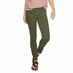 Women's Sonoma Goods For Life® Supersoft Stretch Midrise Skinny Jeans -Sonoma Goods For Life Shop 5671206 Olive