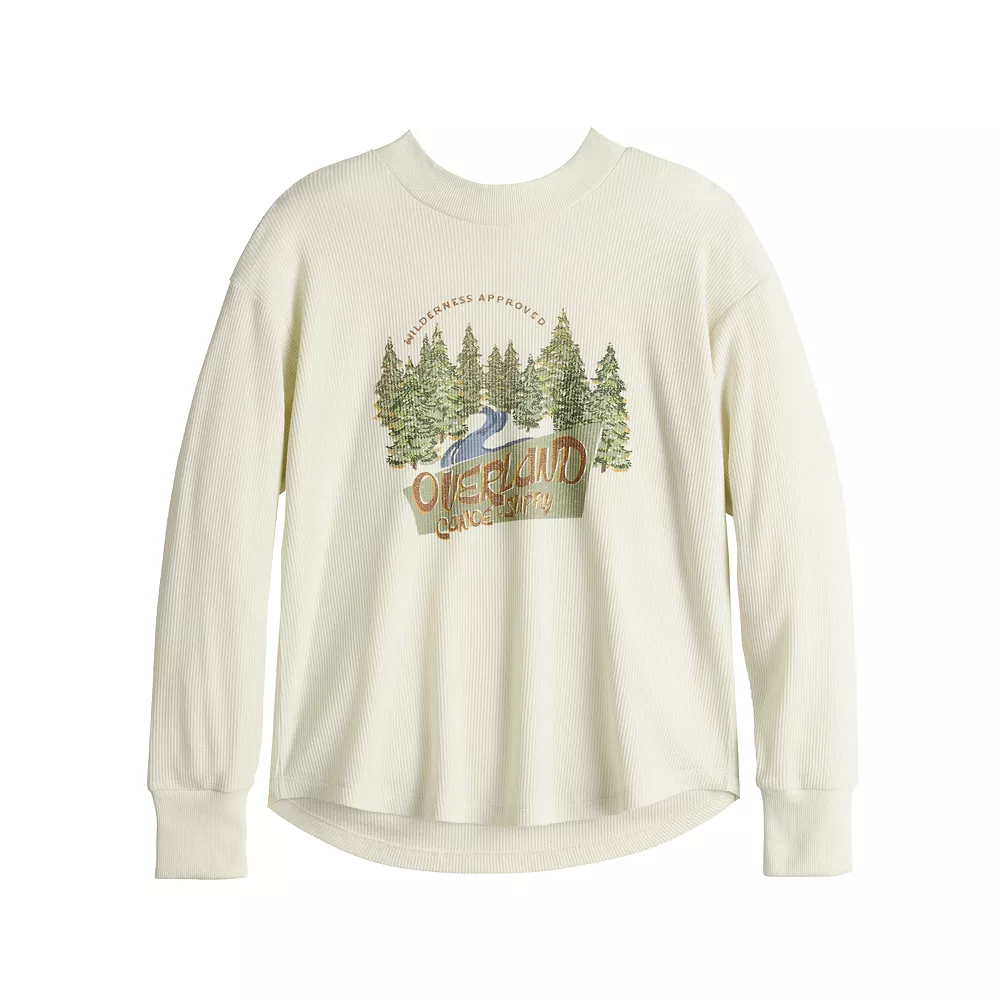 Women's Sonoma Goods For Life® Mockneck Waffle Top 12 Women's Sonoma Goods For Life® Mockneck Waffle Top - Image 12