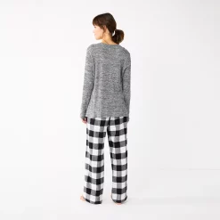 Women's Sonoma Goods For Life® Flannel Pajama Pants & Pajama Top Sleep Set 35 Women's Sonoma Goods For Life® Flannel Pajama Pants & Pajama Top Sleep Set -Sonoma Goods For Life Shop 5677709 ALT