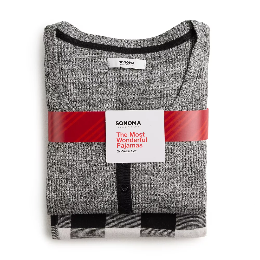 Women's Sonoma Goods For Life® Flannel Pajama Pants & Pajama Top Sleep Set 19 Women's Sonoma Goods For Life® Flannel Pajama Pants & Pajama Top Sleep Set - Image 19