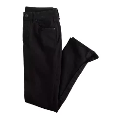 Women's Sonoma Goods For Life® Adaptive & Easy Dressing Mid-Rise Straight Leg Jean -Sonoma Goods For Life Shop 5678470 Black