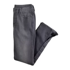 Women's Sonoma Goods For Life® Adaptive & Easy Dressing Mid-Rise Straight Leg Jean -Sonoma Goods For Life Shop 5678470 Light Grey