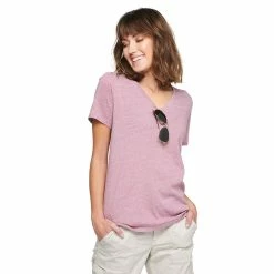 Women's Tall Sonoma Goods For Life® Everyday V-Neck Tee -Sonoma Goods For Life Shop 5686285 Dusty Purple