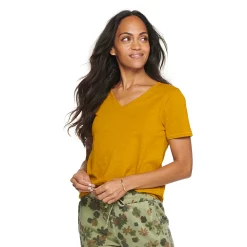 Women's Tall Sonoma Goods For Life® Everyday V-Neck Tee -Sonoma Goods For Life Shop 5686285 Green Gold