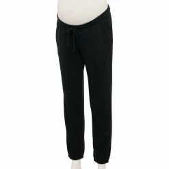 Maternity Sonoma Goods For Life® Under-the-Belly Jogger Sweatpants -Sonoma Goods For Life Shop 5690904 Black