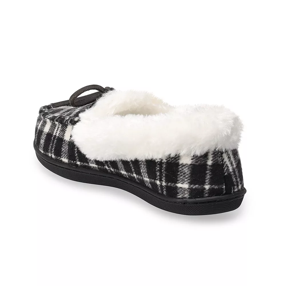 Women's Sonoma Goods For Life® Plaid Felt Moccasin 4 Women's Sonoma Goods For Life® Plaid Felt Moccasin - Image 4