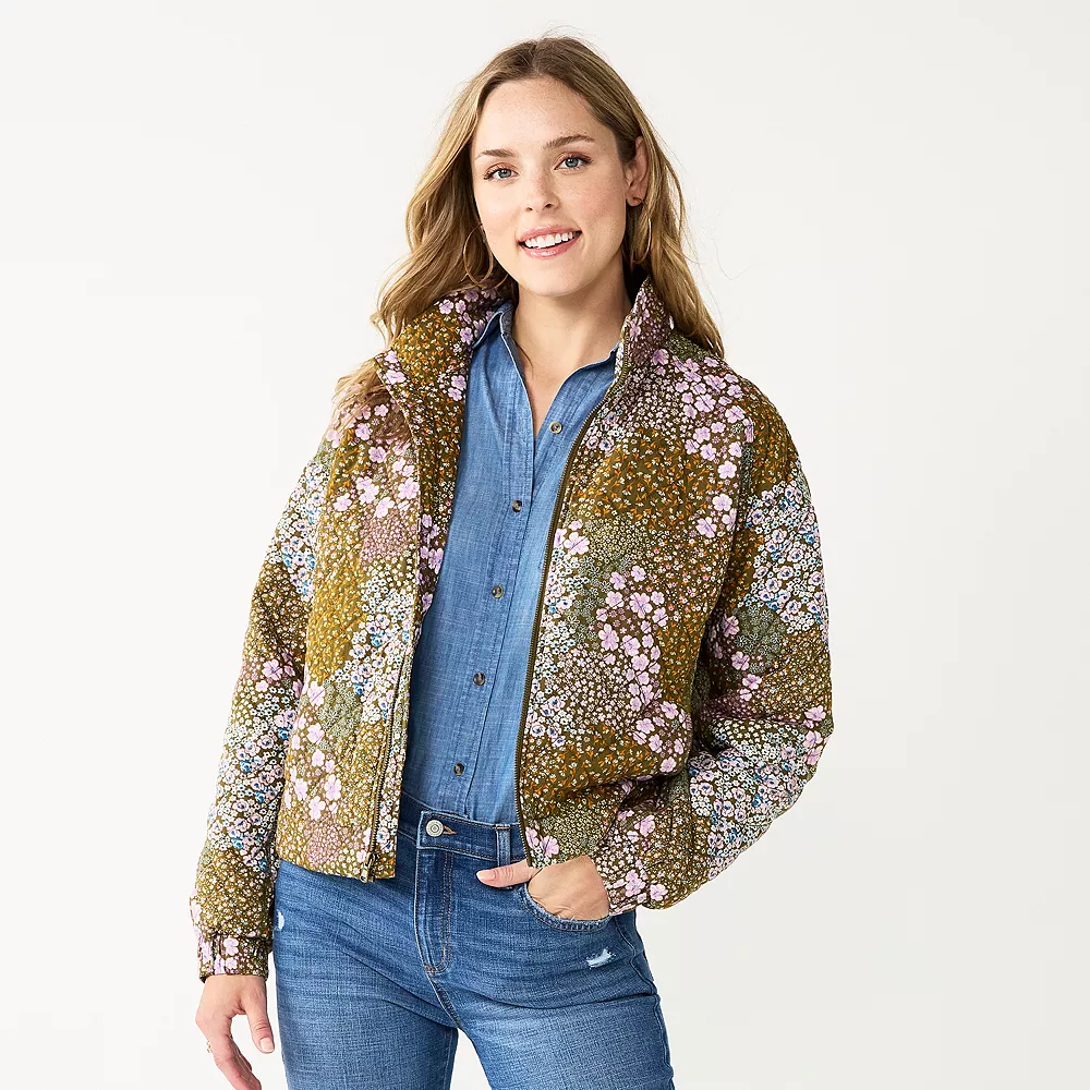 Women's Sonoma Goods For Life® Quilted Print Jacket 2 Women's Sonoma Goods For Life® Quilted Print Jacket - Image 2