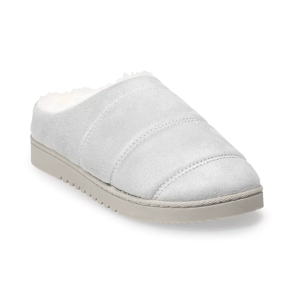 Sonoma Goods For Life® Faux Fur Slippers 2 Sonoma Goods For Life® Faux Fur Slippers - Image 2