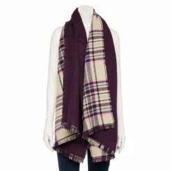 Women's Sonoma Goods For Life® Oblong Reversible Scarf 10 Women's Sonoma Goods For Life® Oblong Reversible Scarf -Sonoma Goods For Life Shop 5731216 Purple