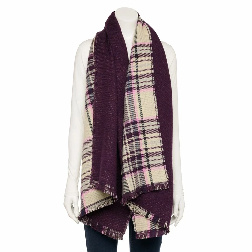 Women's Sonoma Goods For Life® Oblong Reversible Scarf 4 Women's Sonoma Goods For Life® Oblong Reversible Scarf - Image 4